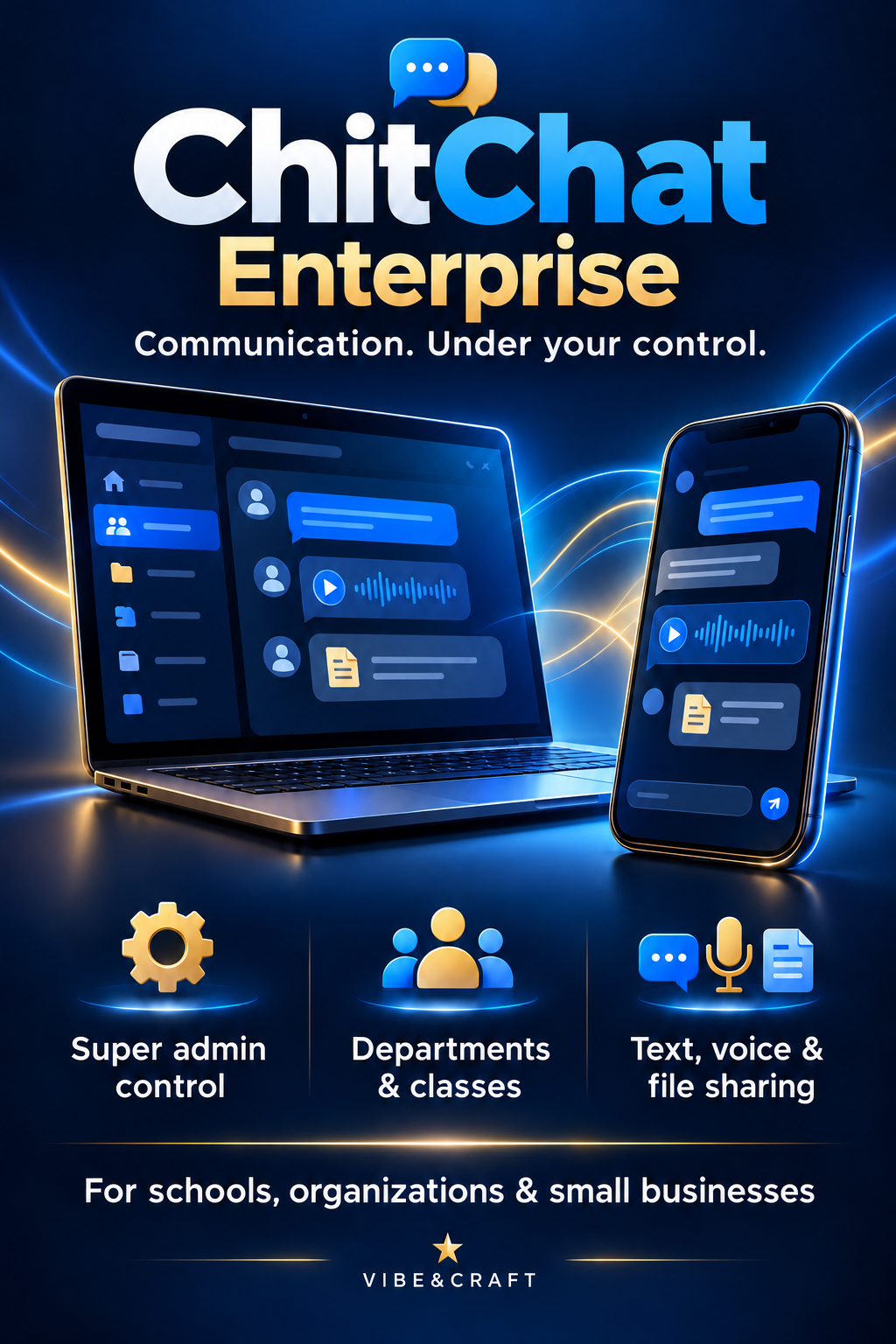 ChitChat Enterprise promotional poster